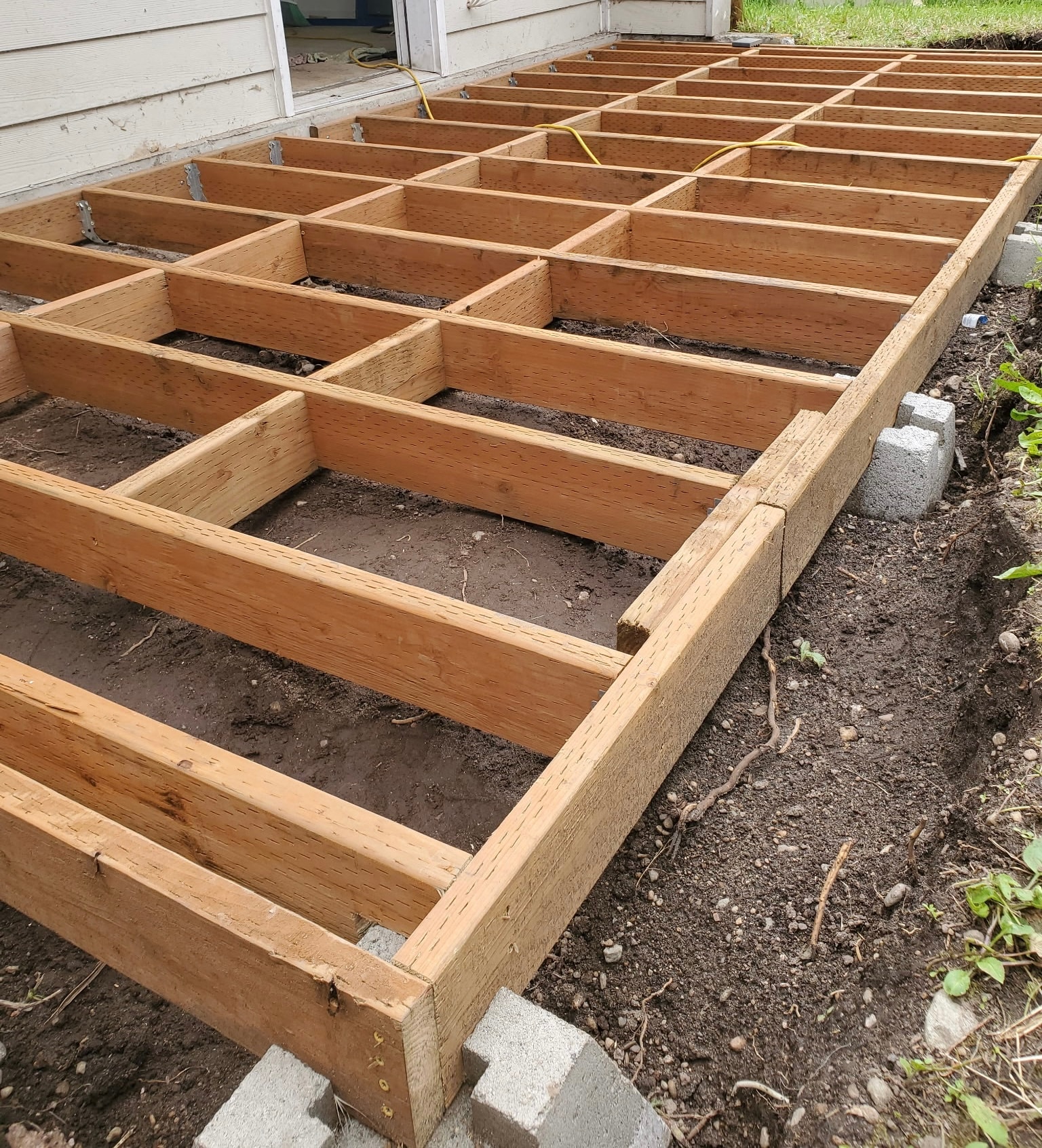 Patio Repair before