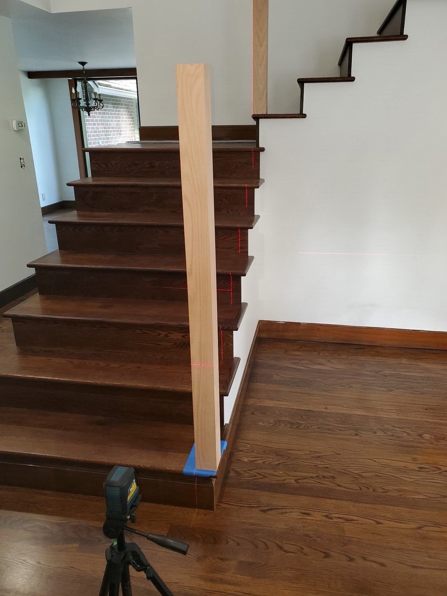 Stair Railing before